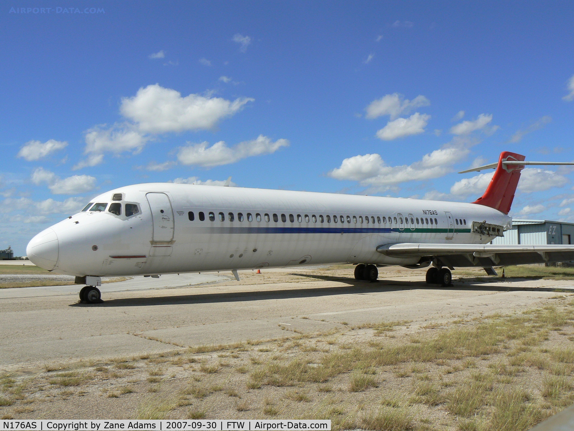 N176AS, 1987 McDonnell Douglas DC-9-87 C/N 49411, Former Austrian Airlines DC-9 at Meacham Field