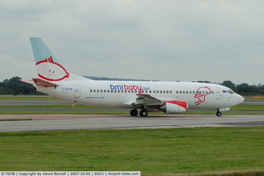 G-TOYB, 1994 Boeing 737-3Q8 C/N 26311, BMI baby - Taxiing