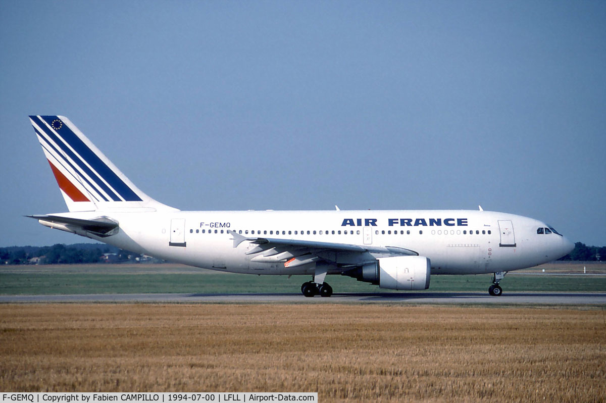 F-GEMQ, 1990 Airbus A310-304 C/N 551, Air France