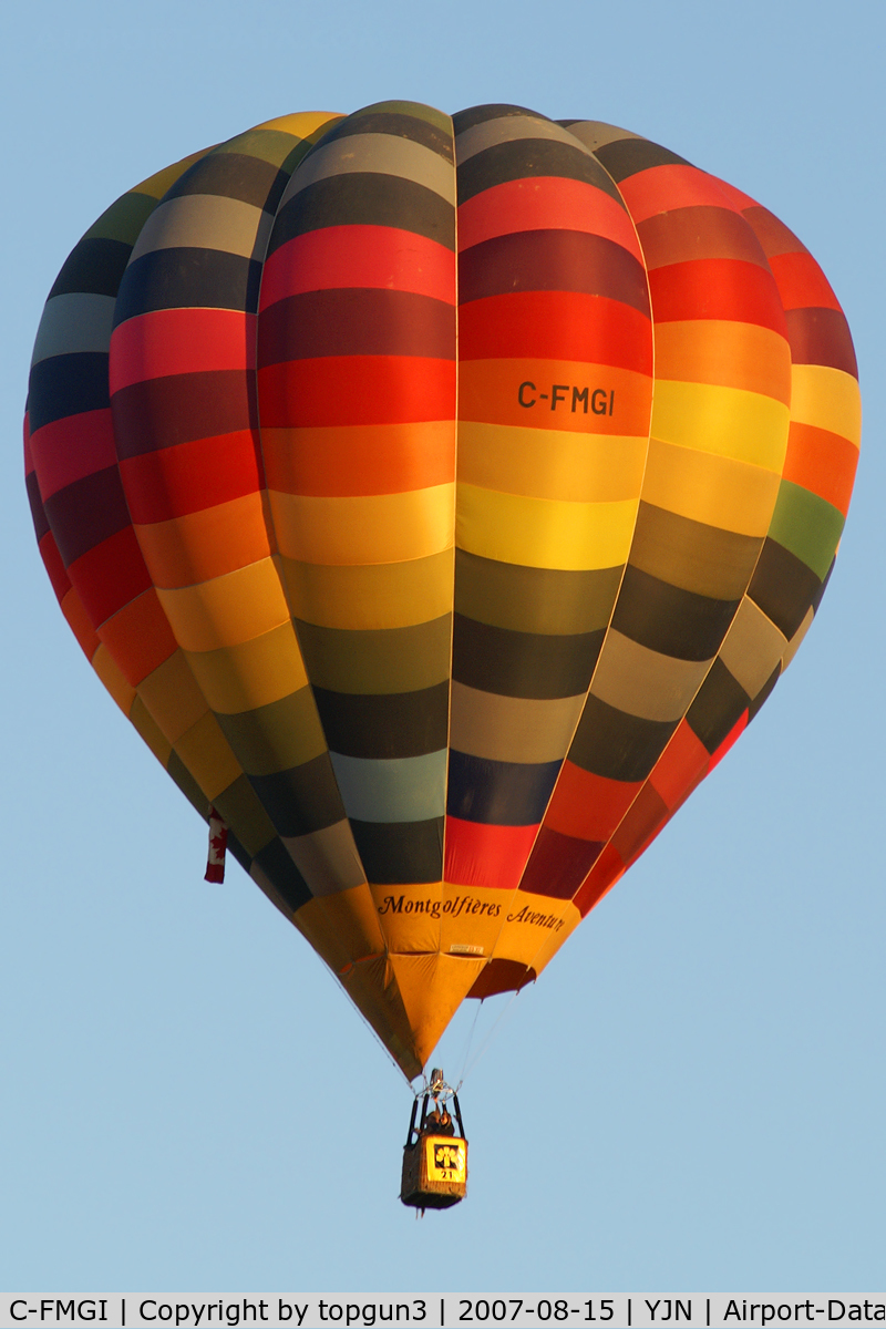 C-FMGI, 1992 Cameron Balloons O-77 C/N O-77-2736, take off