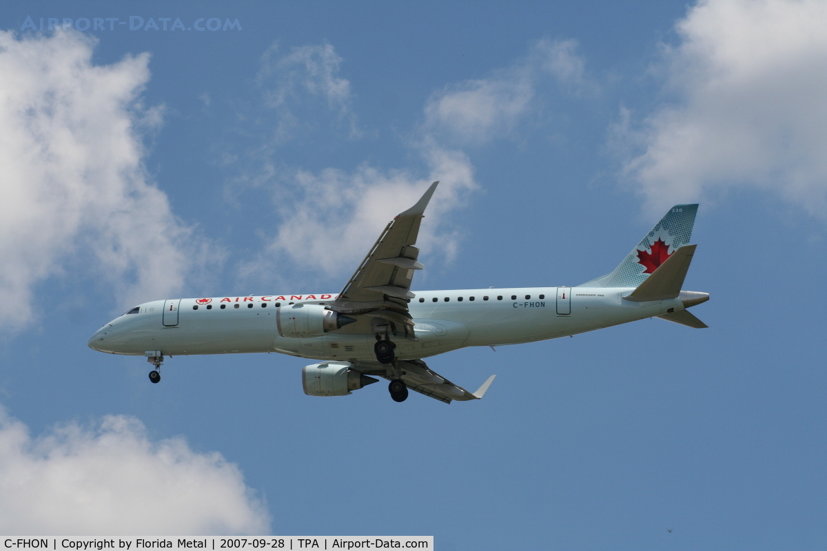 C-FHON, 2007 Embraer 190AR (ERJ-190-100IGW) C/N 19000097, Air Canada