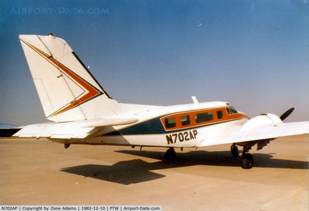 N702AP, Beech Volpar Tradewinds C45H C/N 0000, On the ramp at Meacham Field