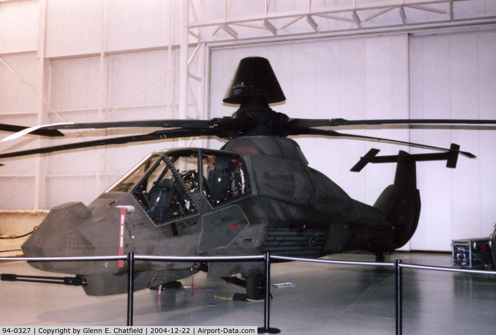 94-0327, 1995 Boeing-Sikorsky RAH-66A Comanche C/N 66-001, RAH-66A at the Army Aviation Museum