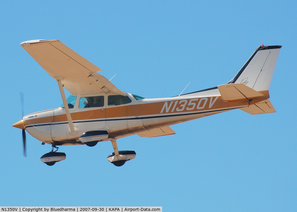 N1350V, 1976 Cessna R172K Hawk XP C/N R1722178, Approach to 17L