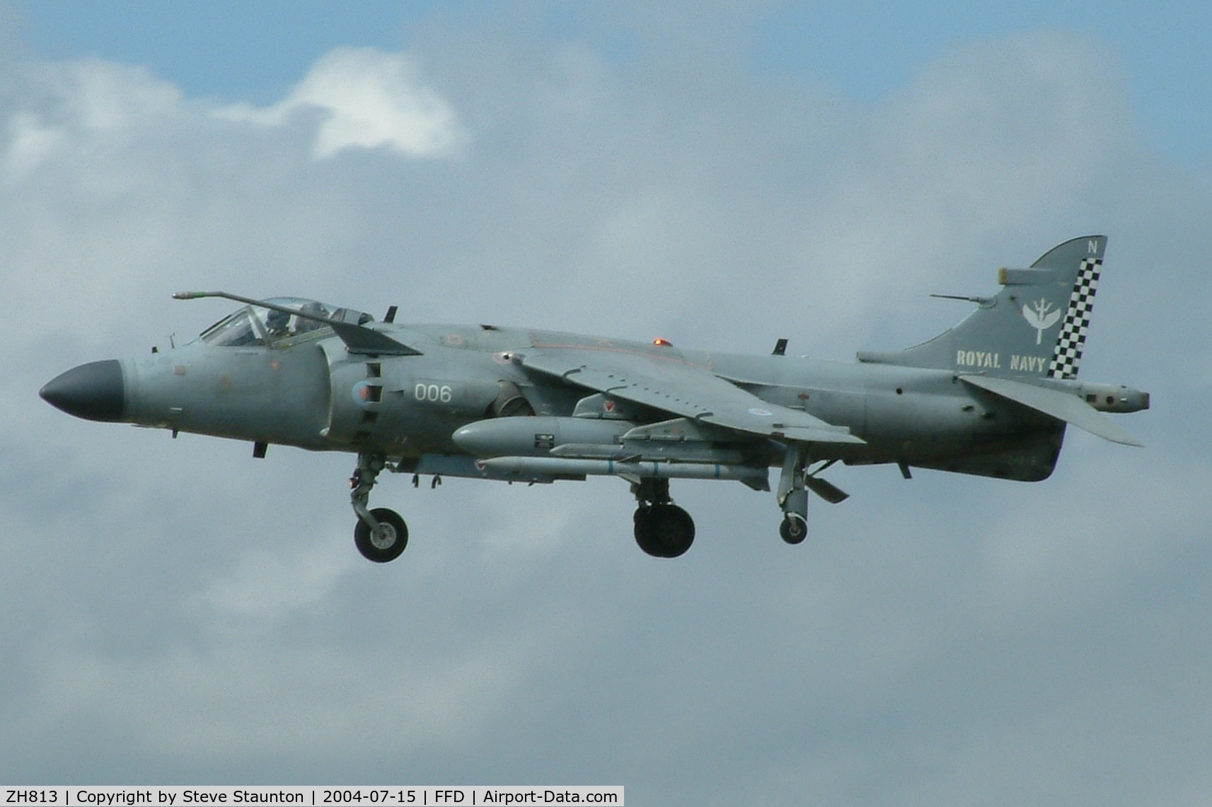 ZH813, 1998 British Aerospace Sea Harrier F/A.2 C/N NB18, Royal International Air Tattoo 2004