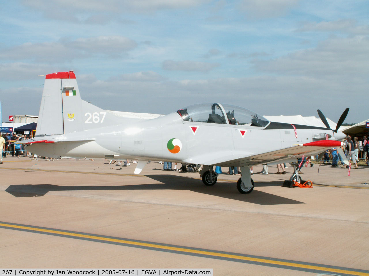 267, Pilatus PC-9M C/N 662, Pilatus PC-9M/Irish Air Corps/Fairford 2005