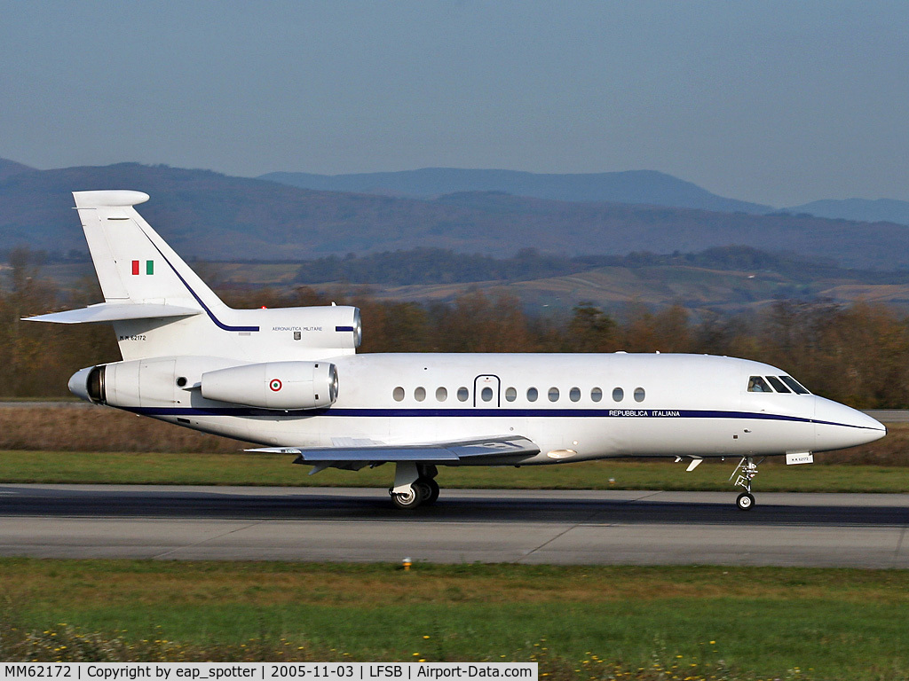 MM62172, 1999 Dassault Falcon 900EX C/N 052, Italia Air Force call sign I-9001