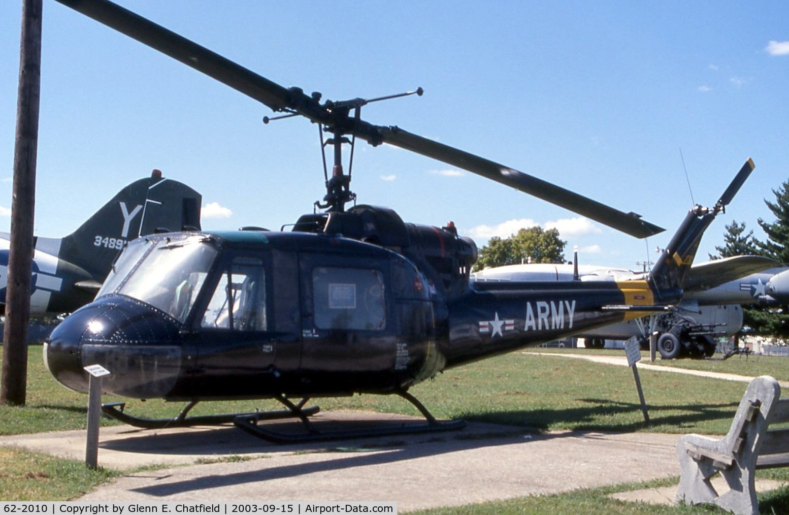 62-2010, 1962 Bell UH-1B Iroquois C/N 530, UH-1B at the 101st Airborne Division Museum