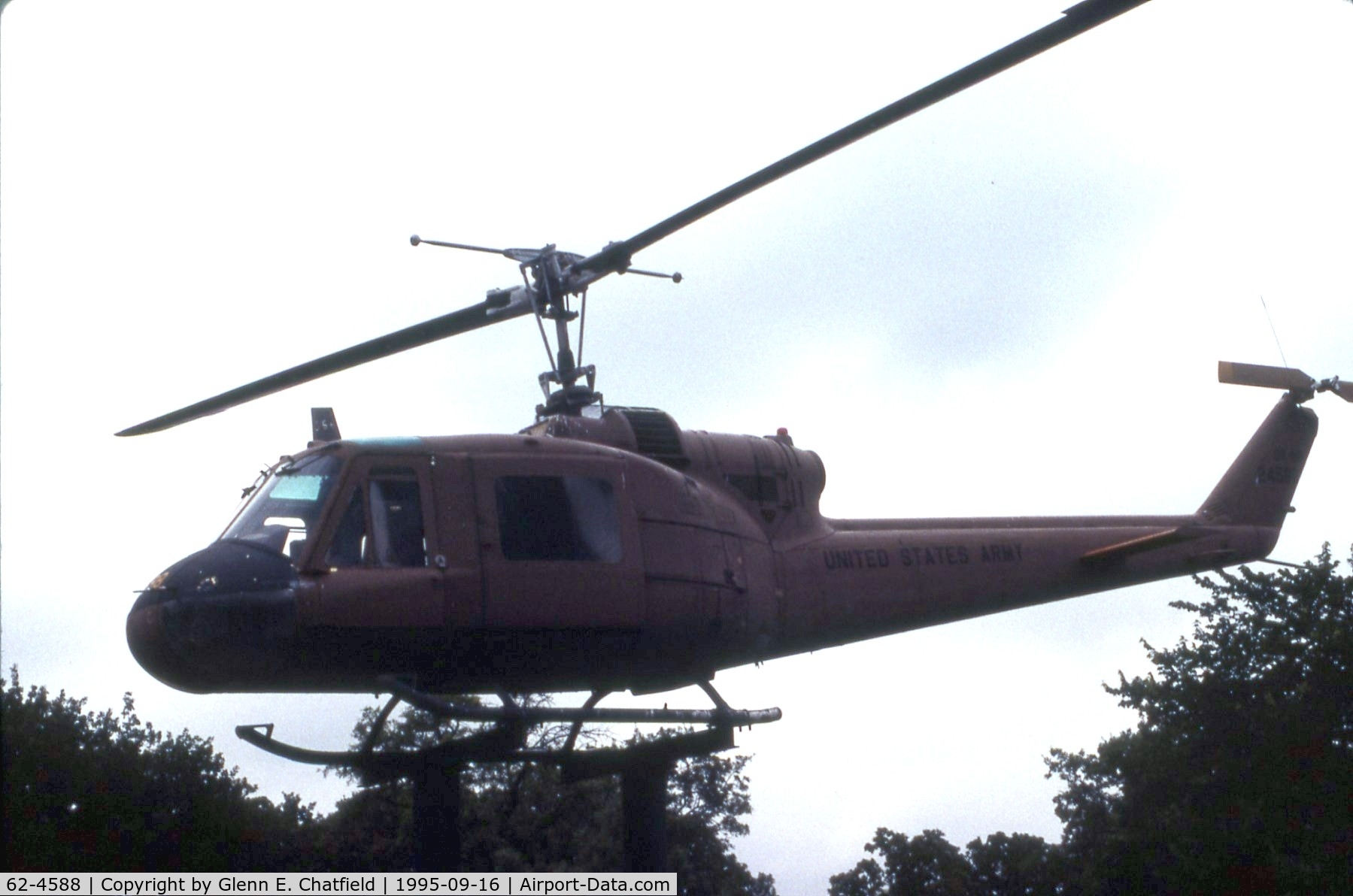 62-4588, 1963 Bell UH-1B Iroquois C/N 648, UH-1B at the 45th Infantry Division Museum