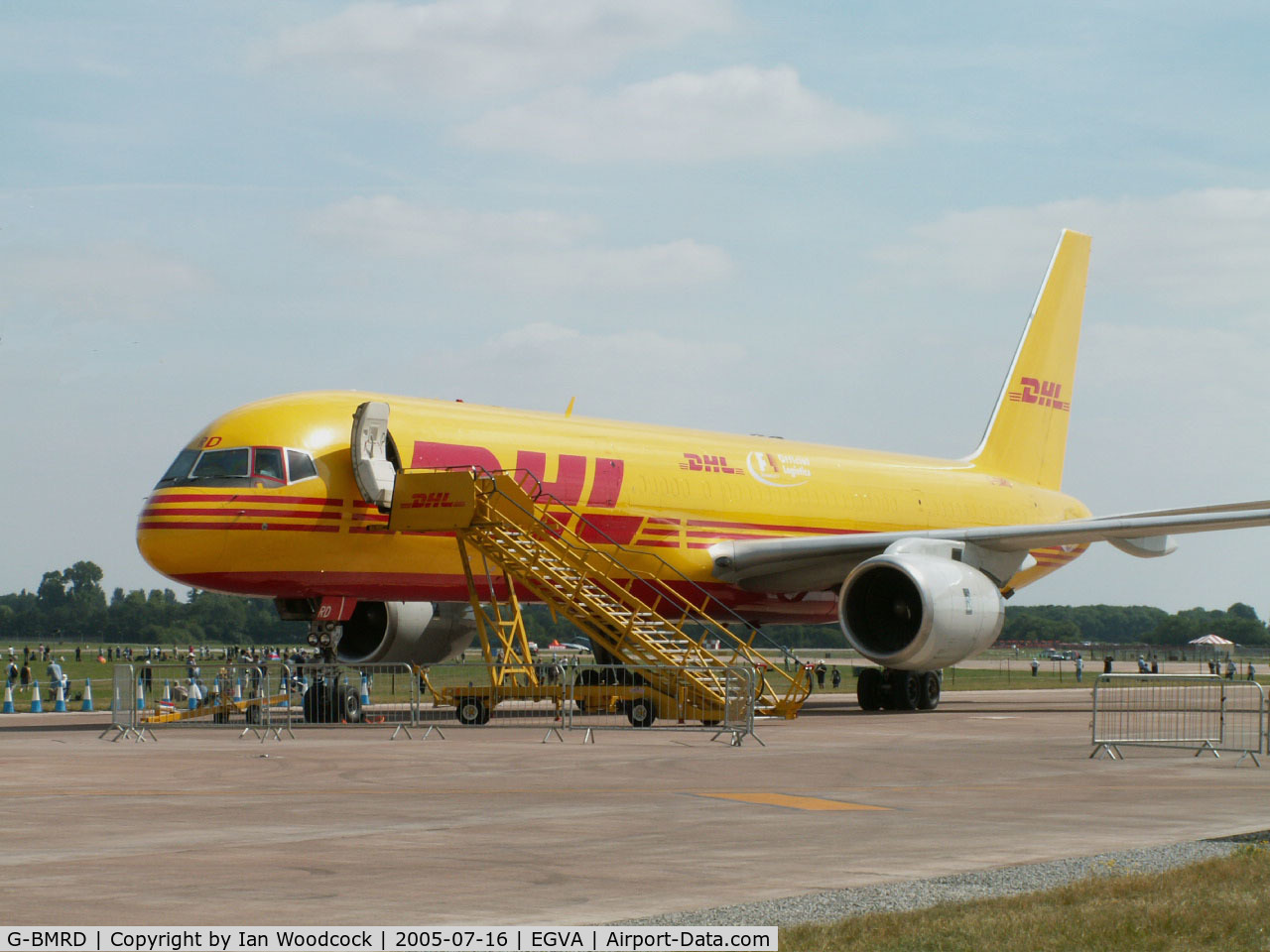 G-BMRD, 1988 Boeing 757-236/SF C/N 24073, Boeing 757 236/DHL/Fairford 2005