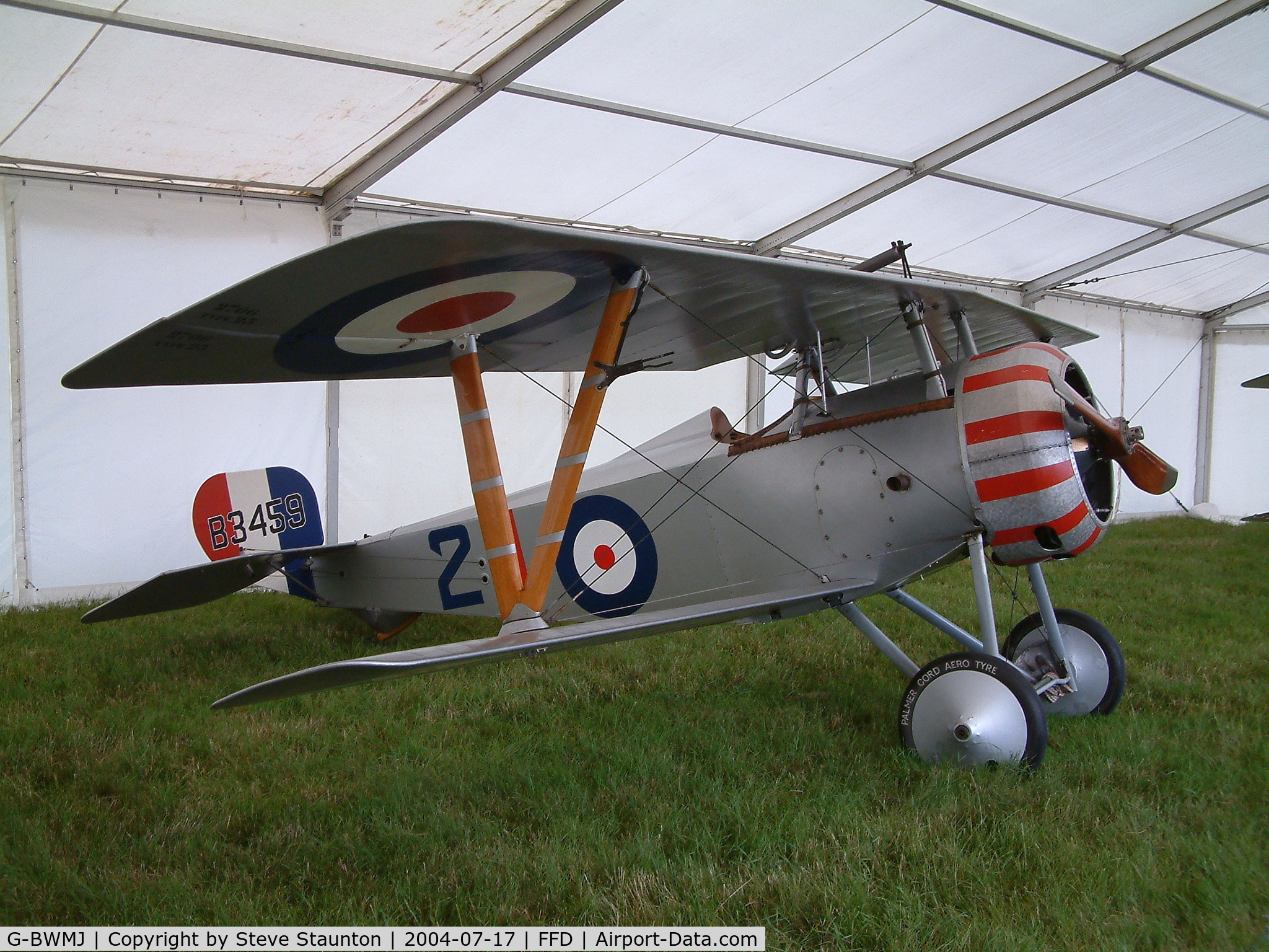 G-BWMJ, 1981 Nieuport 17 Scout Replica C/N PFA 121-12351, Royal International Air Tattoo 2004