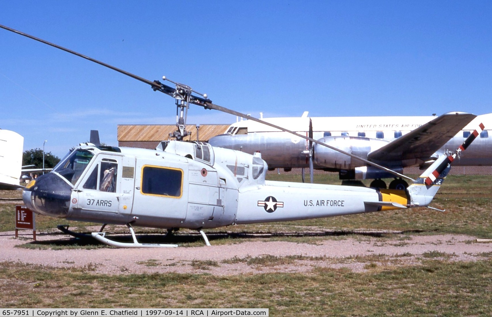 65-7951, 1965 Bell UH-1F Iroquois C/N 7092, HU-1F at the South Dakota Air & Space Museum