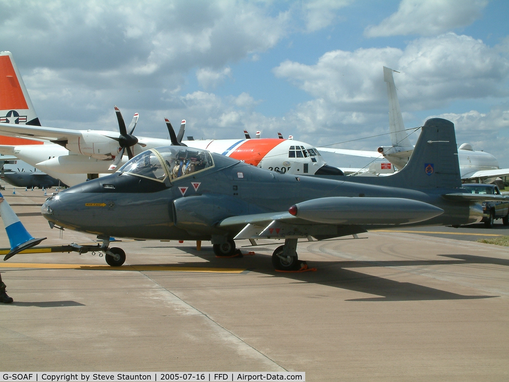 G-SOAF, 1986 BAC 167 Strikemaster Mk.82A C/N 425, Royal International Air Tattoo 2005