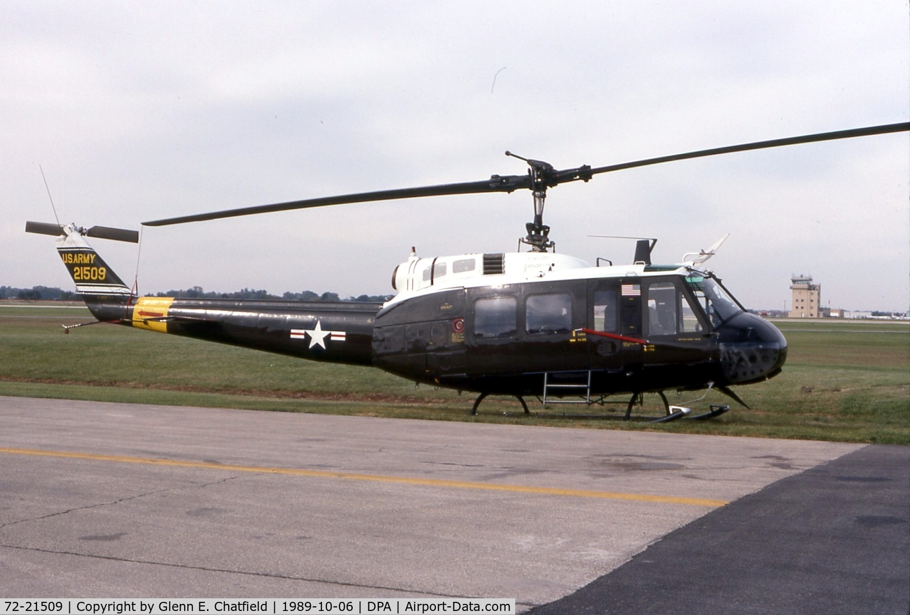 72-21509, 1972 Bell UH-1H Iroquois C/N 13208, Now active as G-UHIH