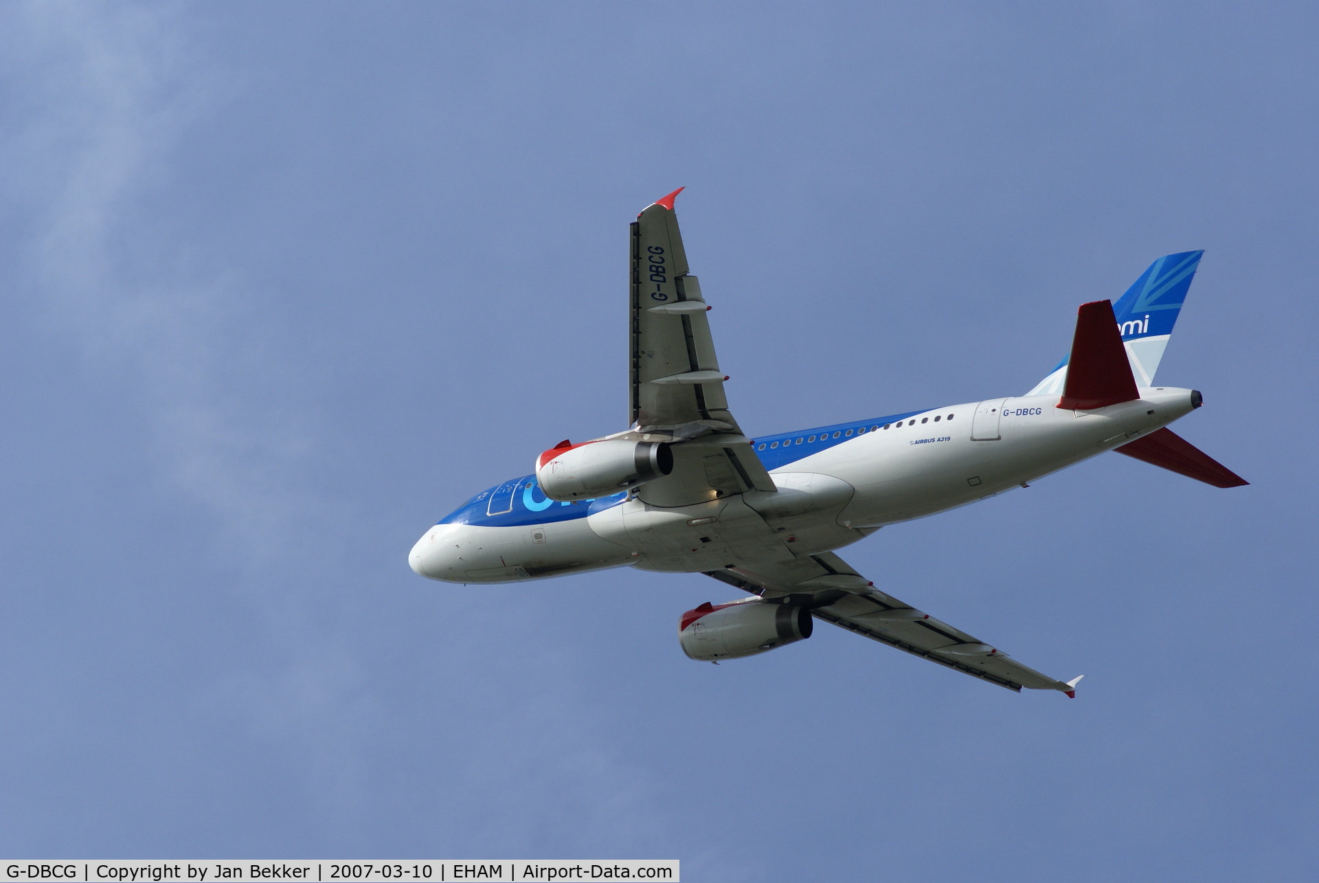 G-DBCG, 2005 Airbus A319-131 C/N 2694, Schiphol