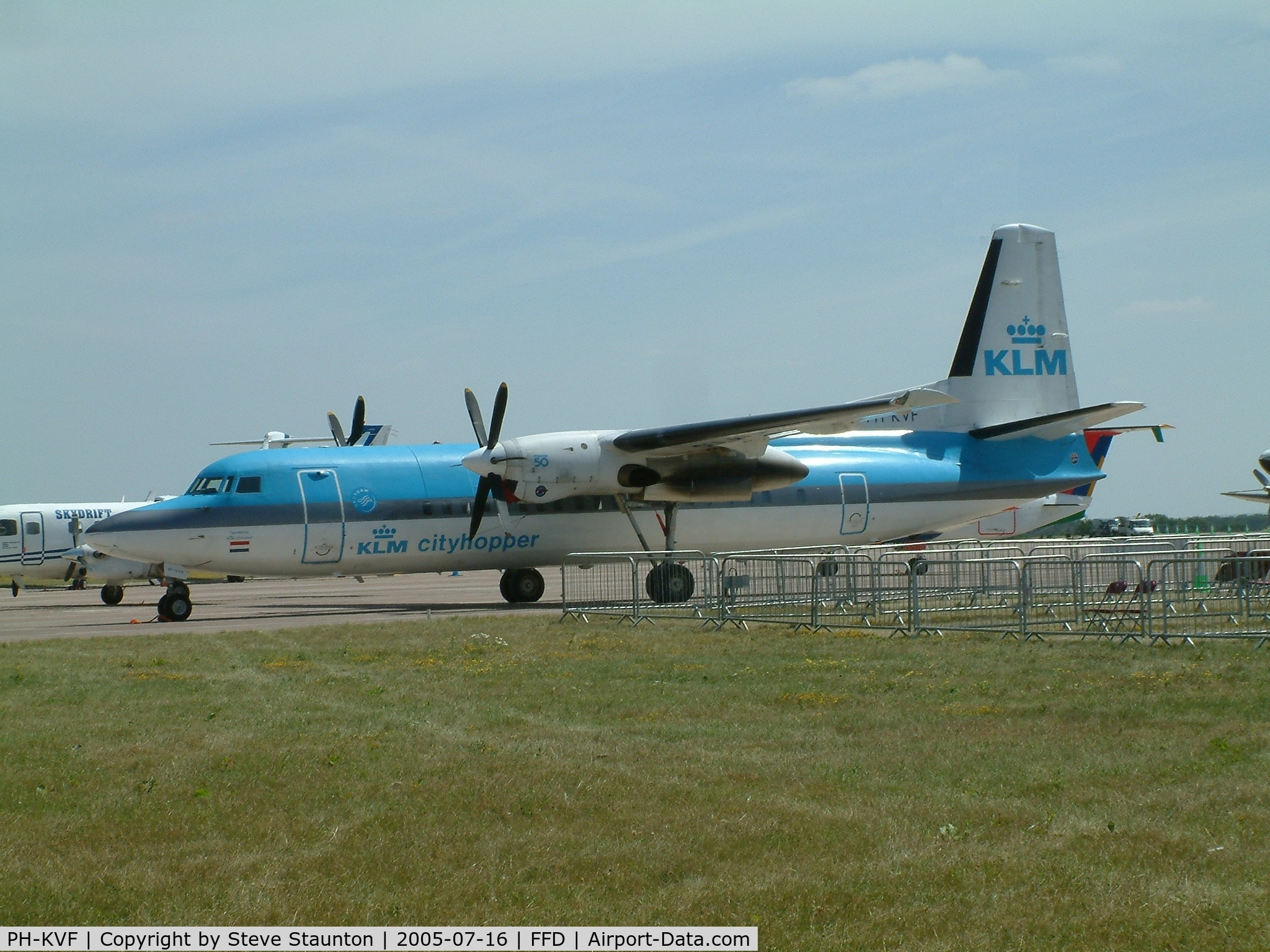 PH-KVF, 1990 Fokker 50 C/N 20207, Royal International Air Tattoo 2005