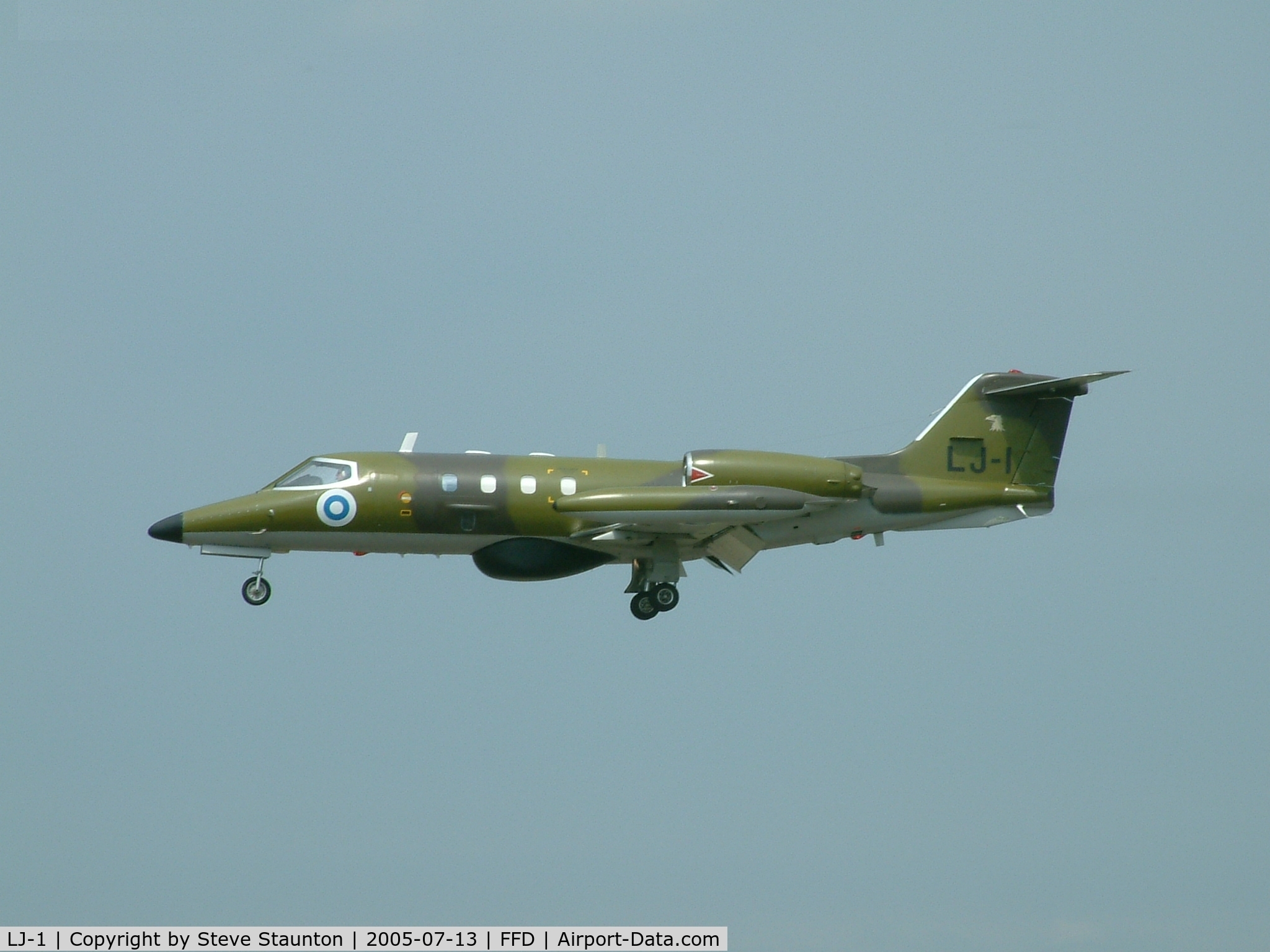 LJ-1, 1981 Gates Learjet 35A C/N 35A-430, Royal International Air Tattoo 2005