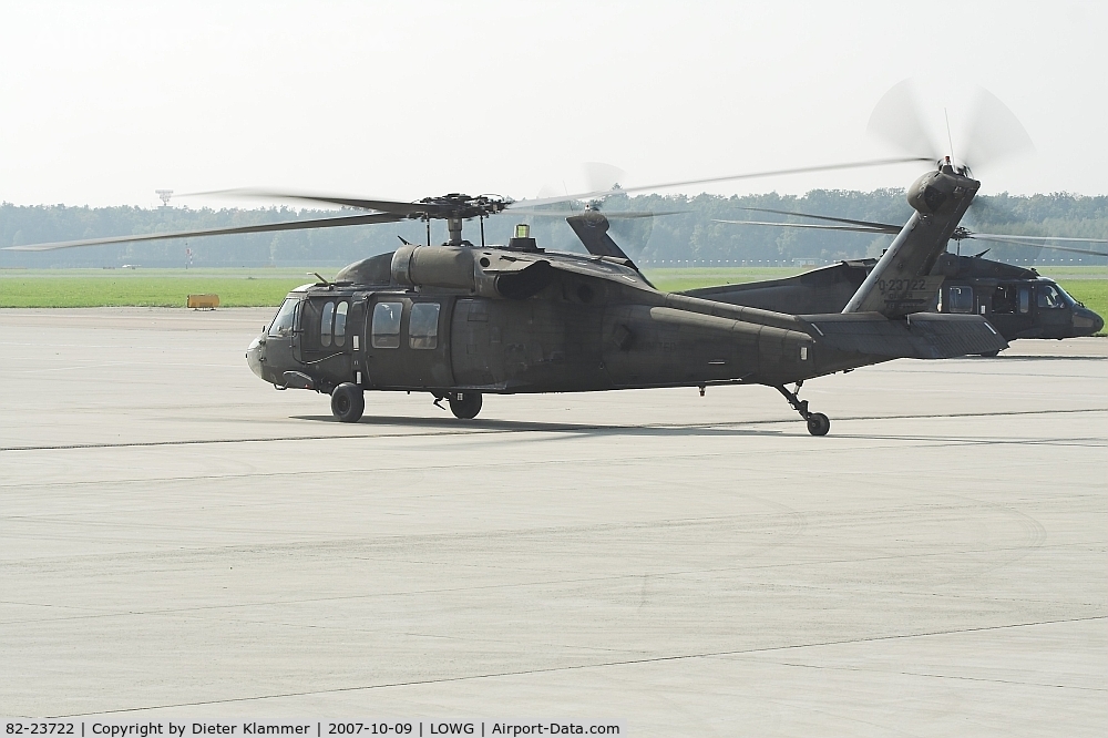 82-23722, 1982 Sikorsky UH-60A Black Hawk C/N 70545, United States Army Black Hawk in Graz