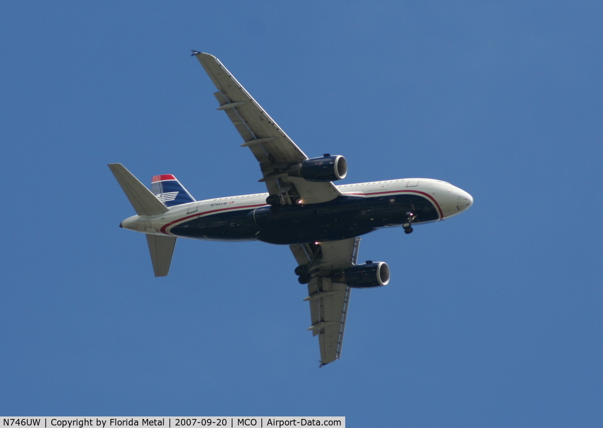 N746UW, 2000 Airbus A319-112 C/N 1297, US