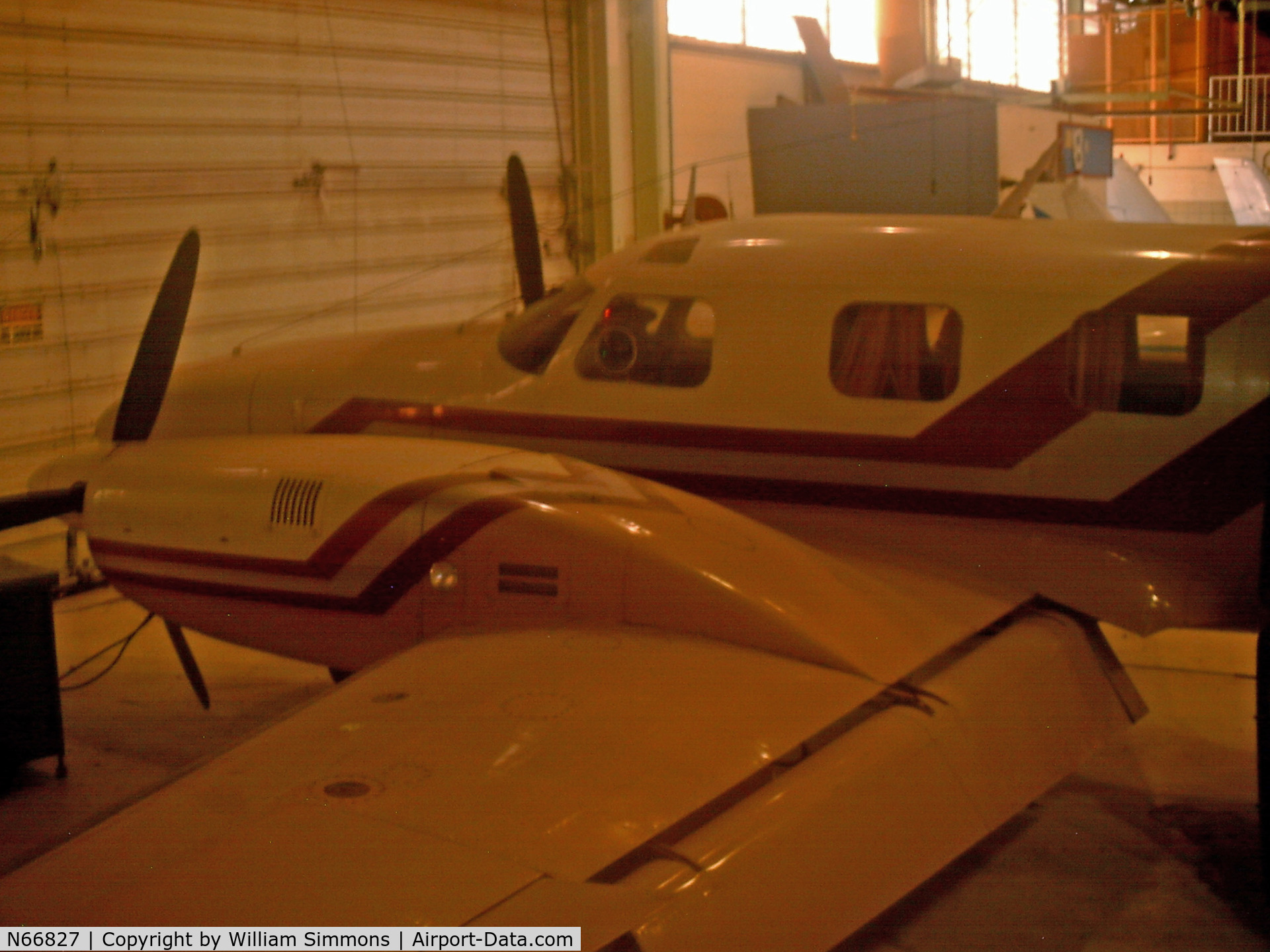 N66827, 1973 Piper PA-31P Navajo C/N 31P-7400186, side view