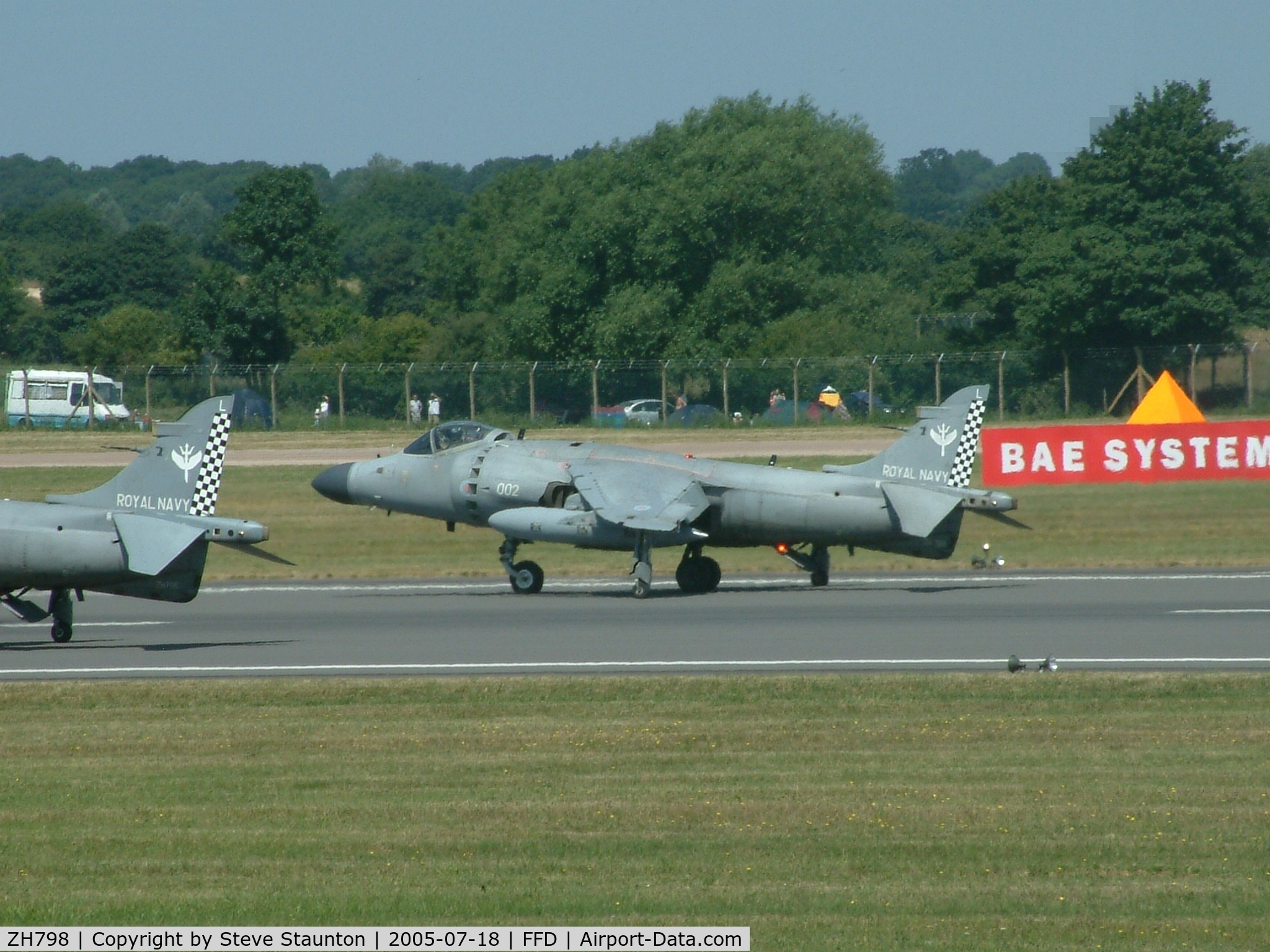 ZH798, British Aerospace Sea Harrier F/A.2 C/N NB03, Royal International Air Tattoo 2005