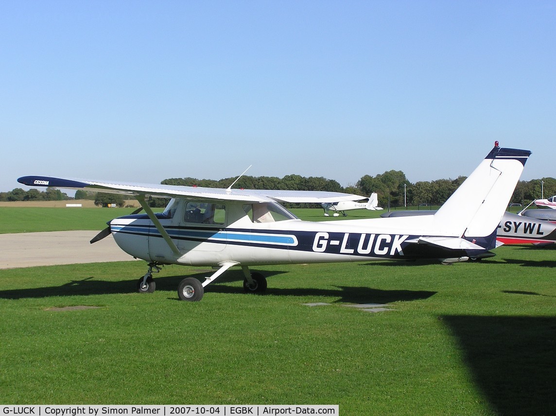 G-LUCK, 1975 Reims F150M C/N 1238, Cessna F150M at Sywell