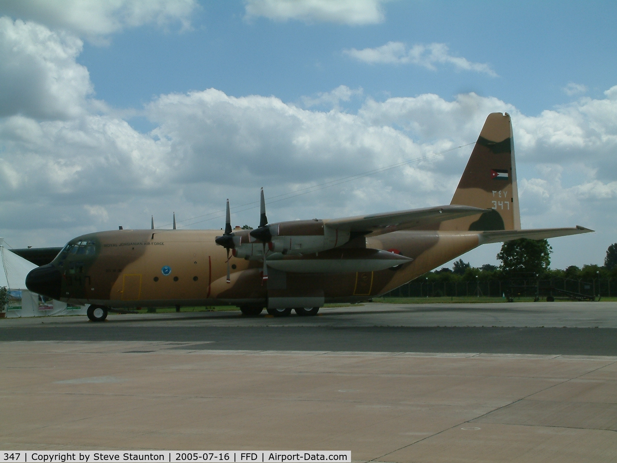 347, Lockheed C-130H Hercules C/N 382-4929, Royal International Air Tattoo 2005