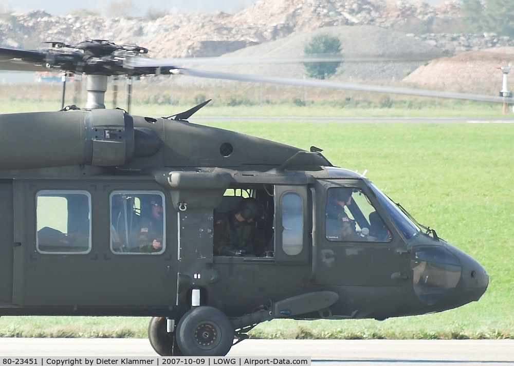 80-23451, 1980 Sikorsky UH-60A Black Hawk C/N 70209, United States Army Black Hawk in Graz