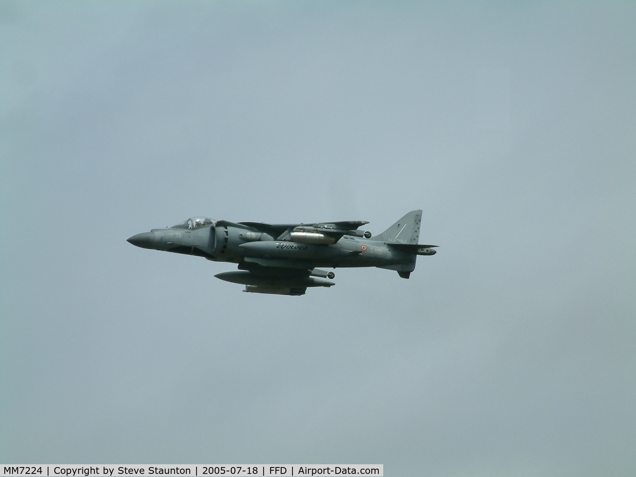 MM7224, McDonnell Douglas AV-8B+ Harrier II C/N 276/IT013, Royal International Air Tattoo 2005