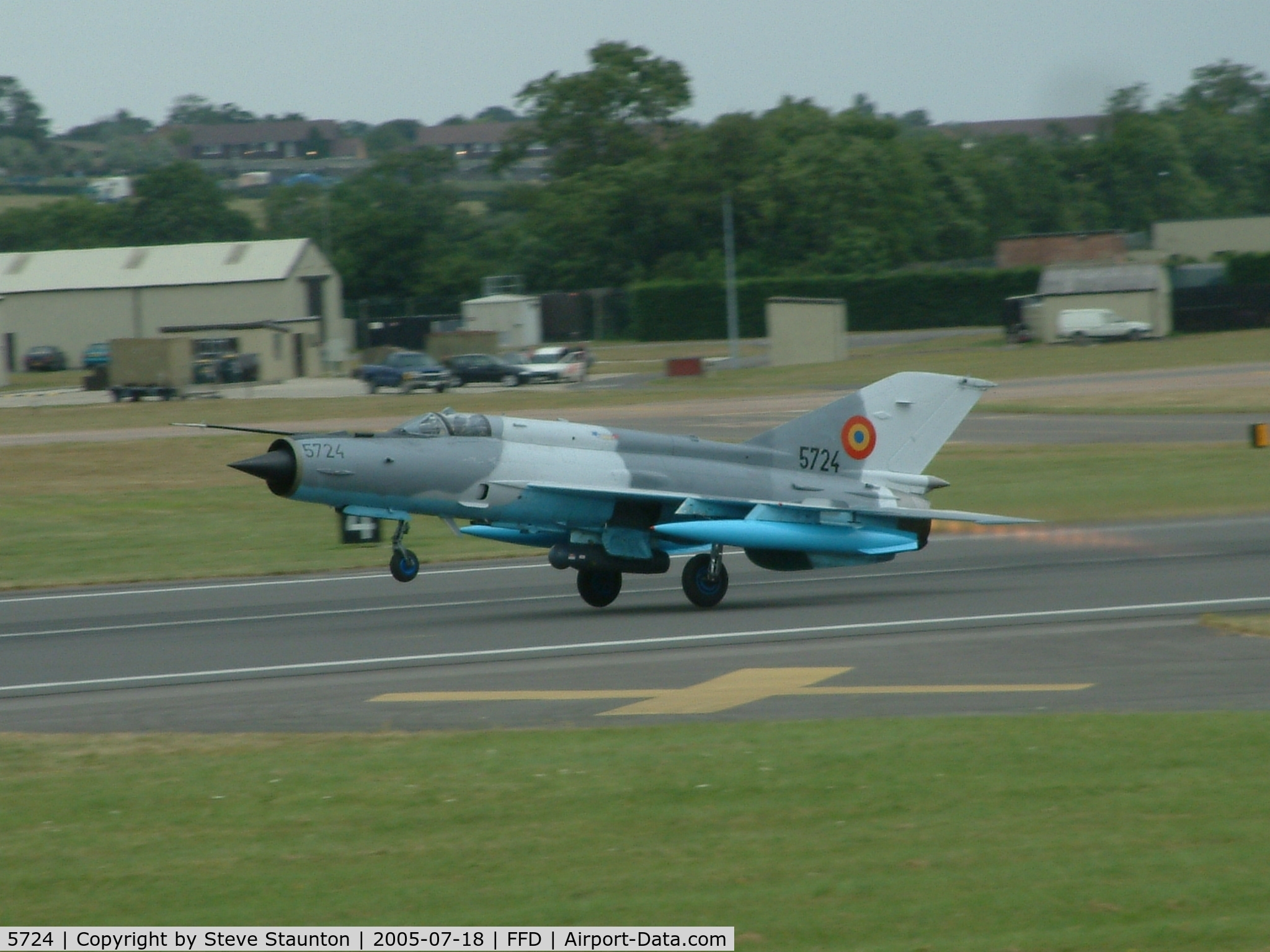 5724, Mikoyan-Gurevich MiG-21 C/N 96005724/0418, Royal International Air Tattoo 2005