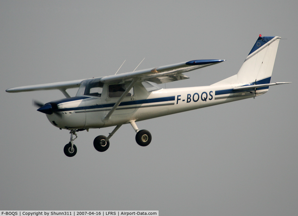 F-BOQS, Reims F150H C/N 0227, Landing rwy 03