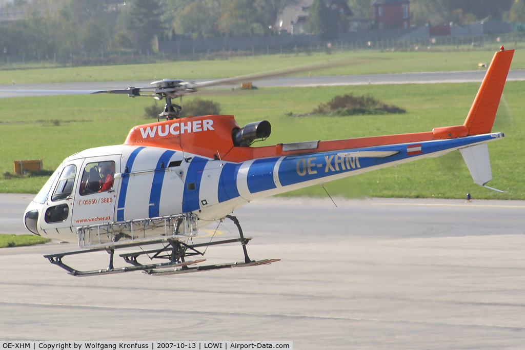 OE-XHM, Eurocopter AS-350B-3 Ecureuil Ecureuil C/N 3555, Wucher Helicopter