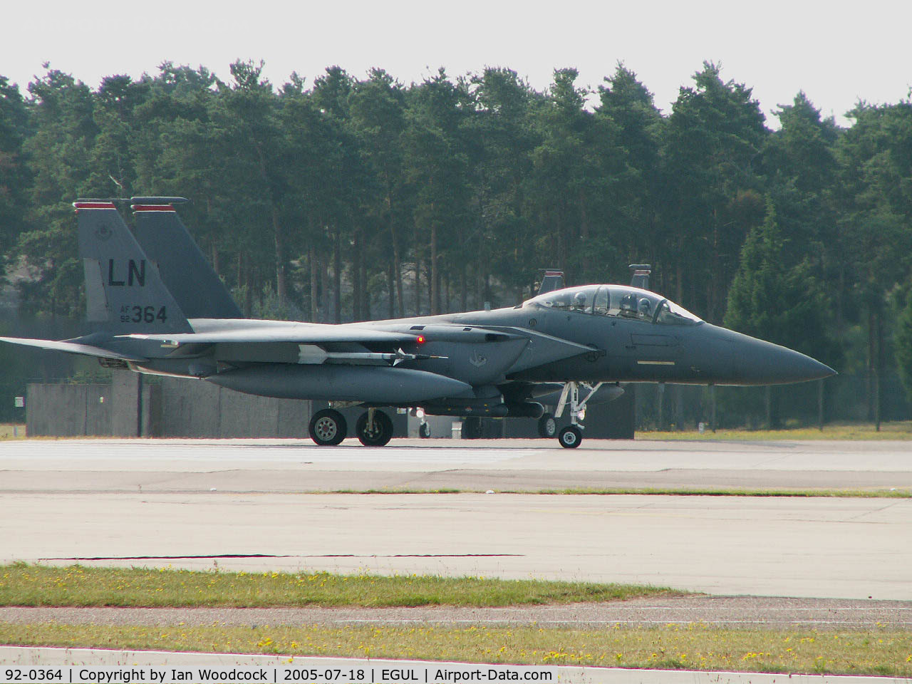 92-0364, 1992 McDonnell Douglas F-15E Strike Eagle C/N 1249/E207, McDonnell-Douglas F-15E/48 FW/RAF Lakenheath 2005