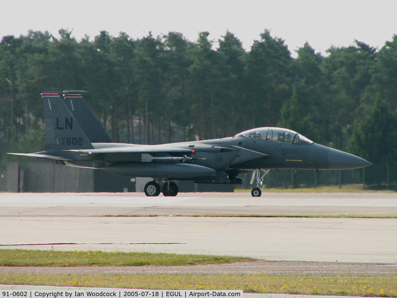 91-0602, 1991 McDonnell Douglas F-15E Strike Eagle C/N 1245/E203, McDonnell-Douglas F-15E/48 FW/RAF Lakenheath 2005