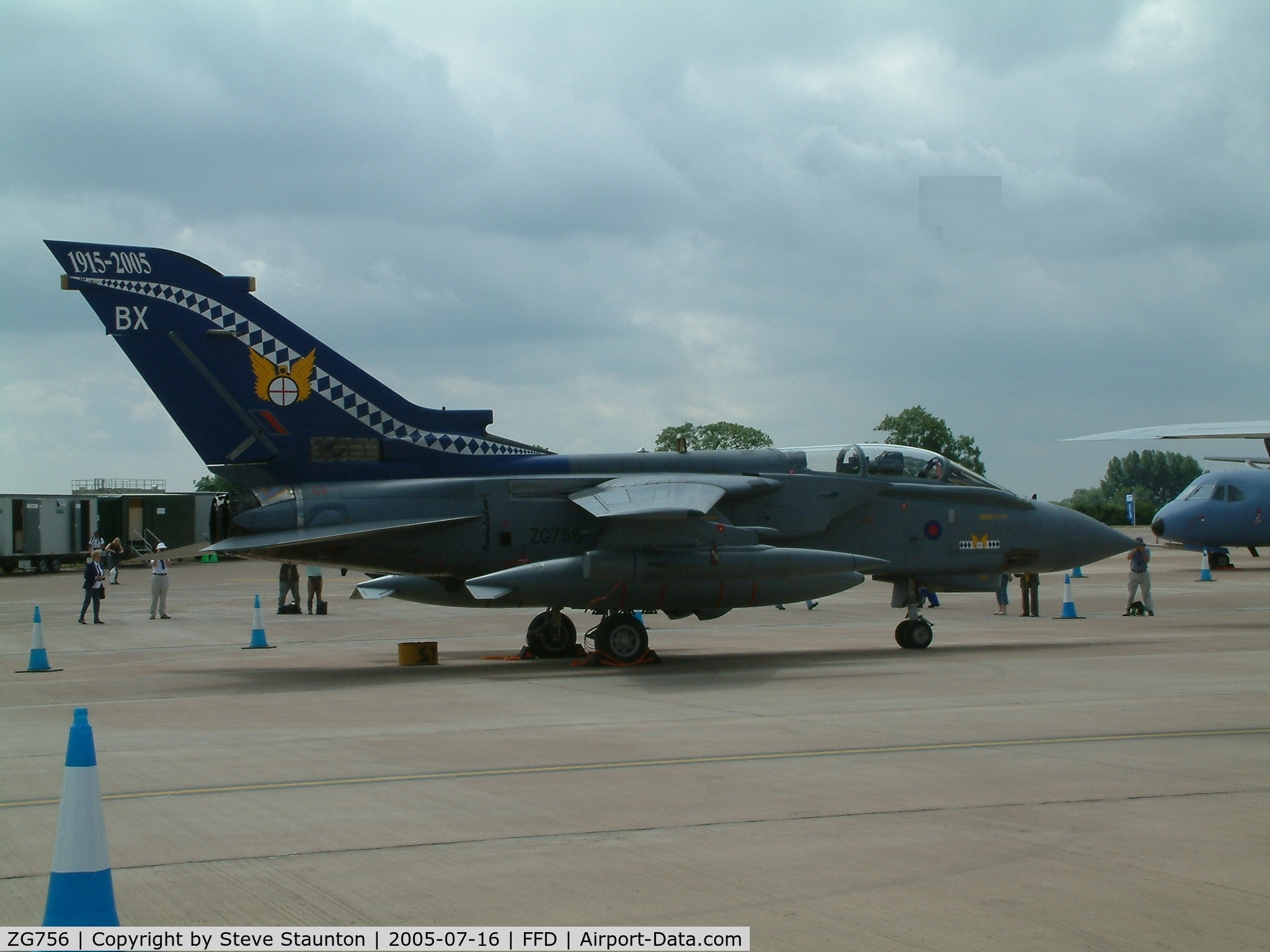 ZG756, 1991 Panavia Tornado GR.4 C/N 880/BT054/3431, Royal International Air Tattoo 2005