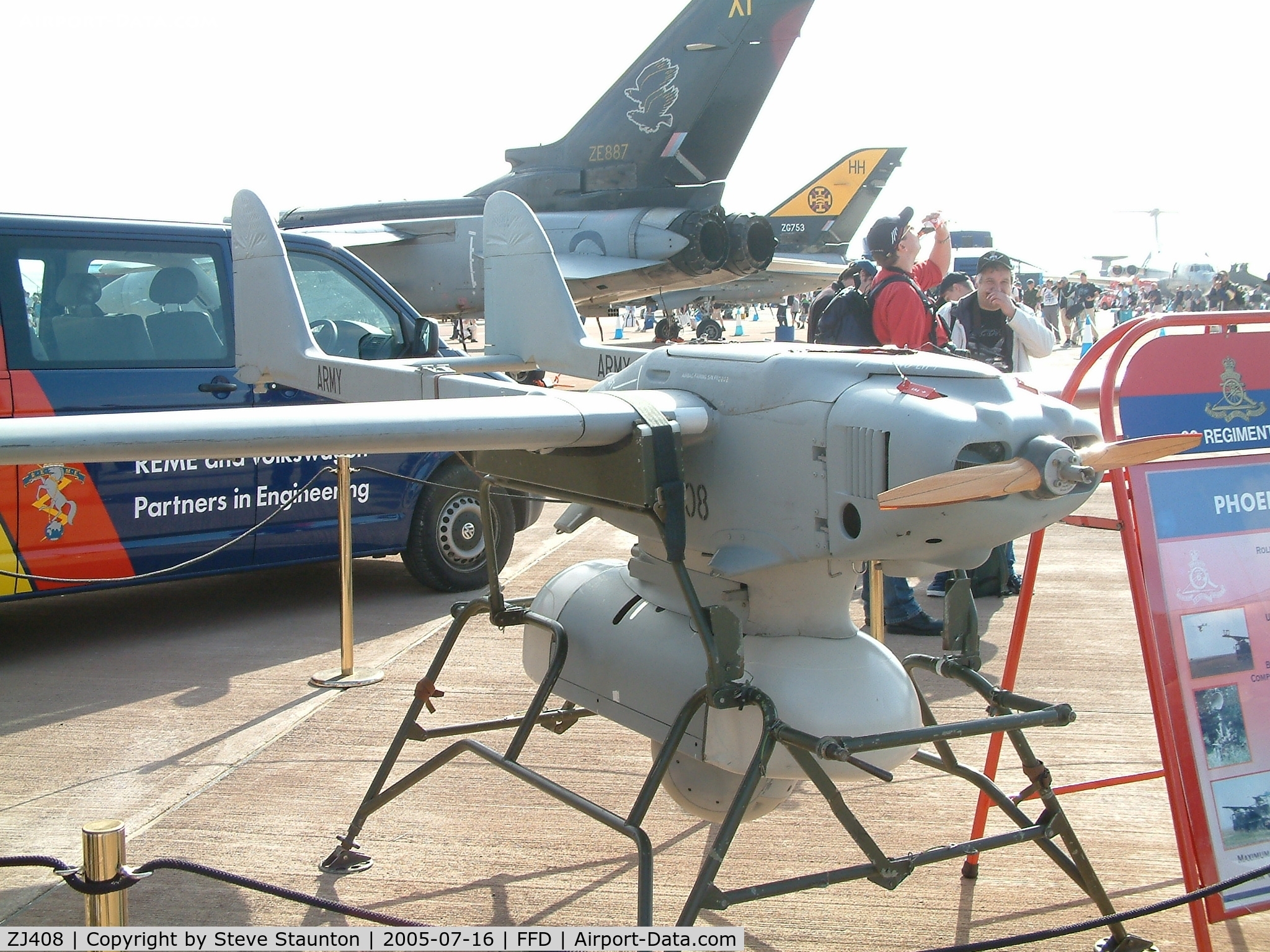ZJ408, Phoenix UAV C/N N/A, Royal International Air Tattoo 2005