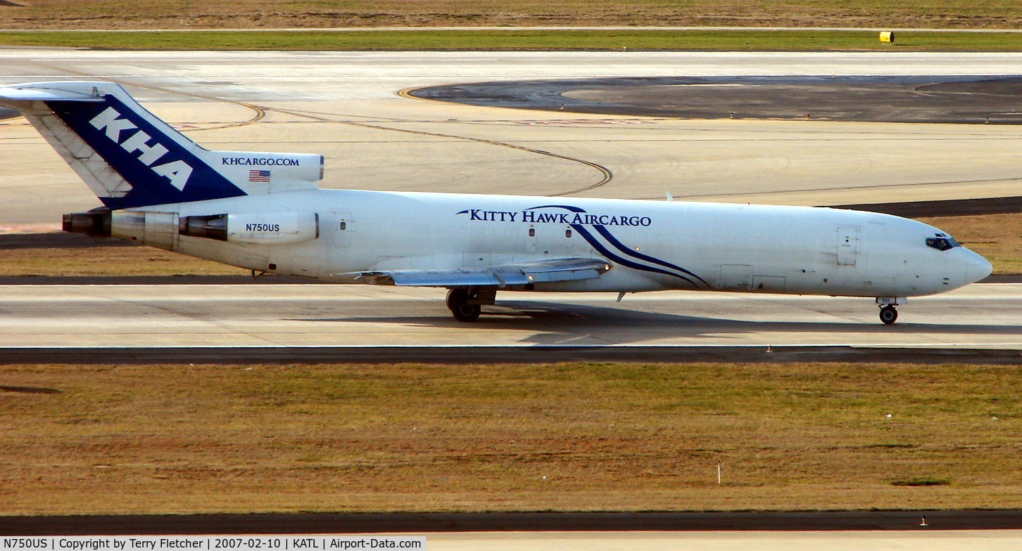 N750US, 1978 Boeing 727-214 C/N 21512, Kitty Hawk B727