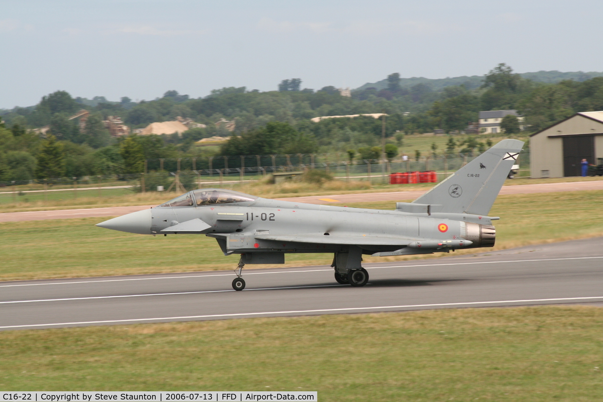 C16-22, Eurofighter EF-2000 Typhoon S C/N SS002, Royal International Air Tattoo 2006