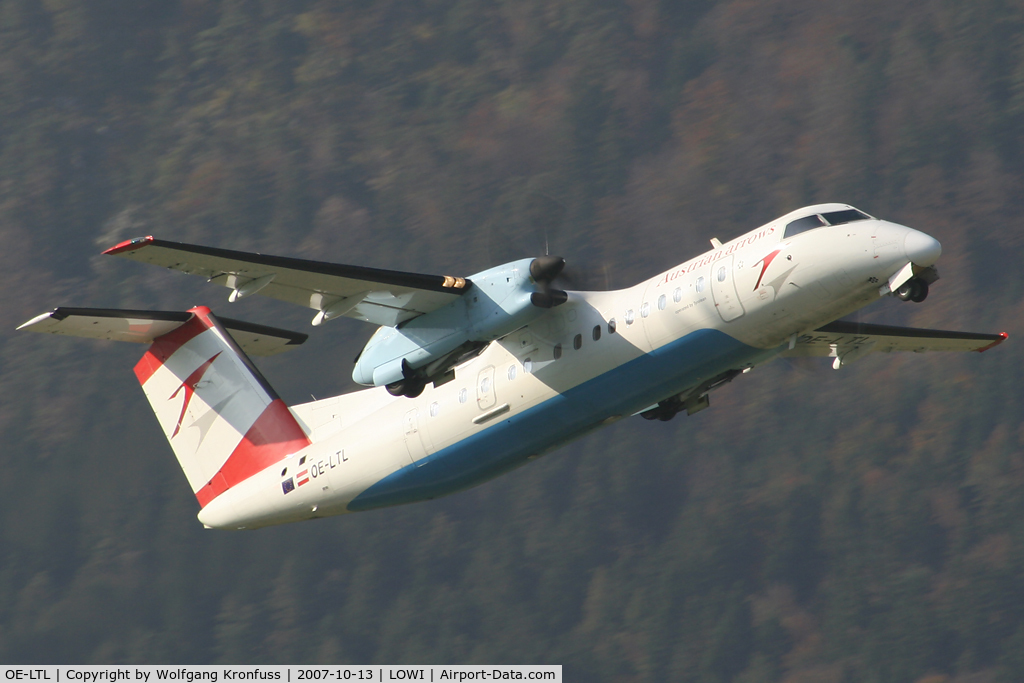 OE-LTL, 1997 De Havilland Canada DHC-8-314Q Dash 8 C/N 485, TakeOff RWY08