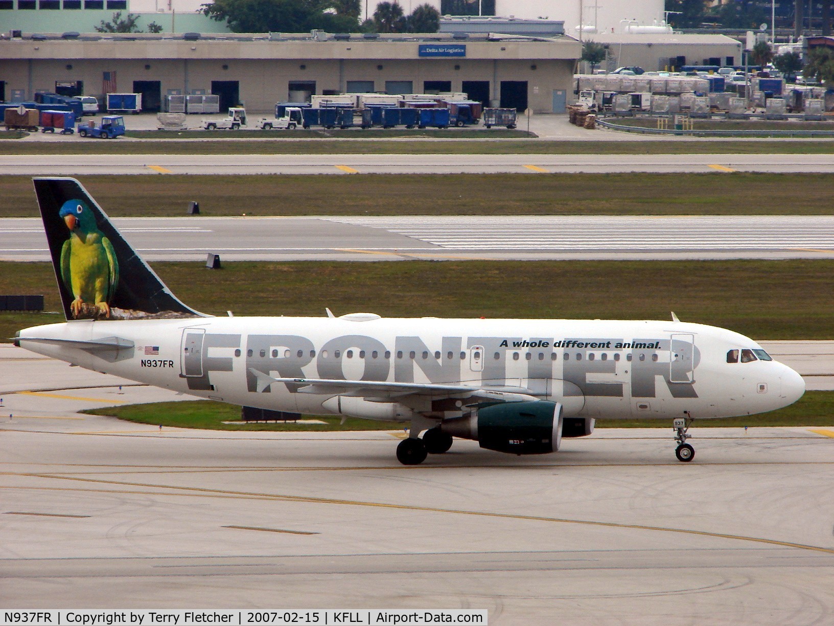 N937FR, 2005 Airbus A319-111 C/N 2400, The wonderful tail liveries on Frontier Airlines