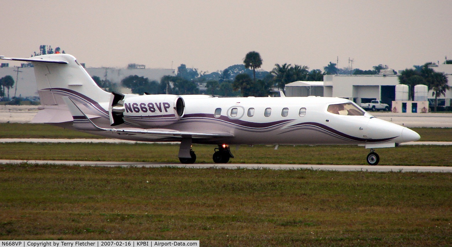 N668VP, 2001 Learjet Inc 31A C/N 31-232, part of the Friday afternoon arrivals 'rush' at PBI