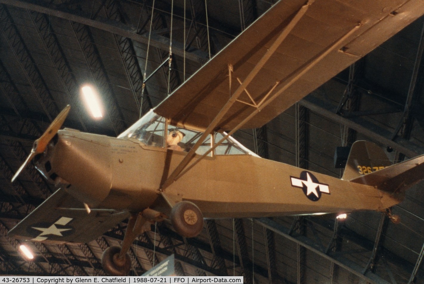 43-26753, 1943 Taylorcraft L-2M Grasshopper C/N L-6065?, L-2M at the National Museum of the U.S. Air Force