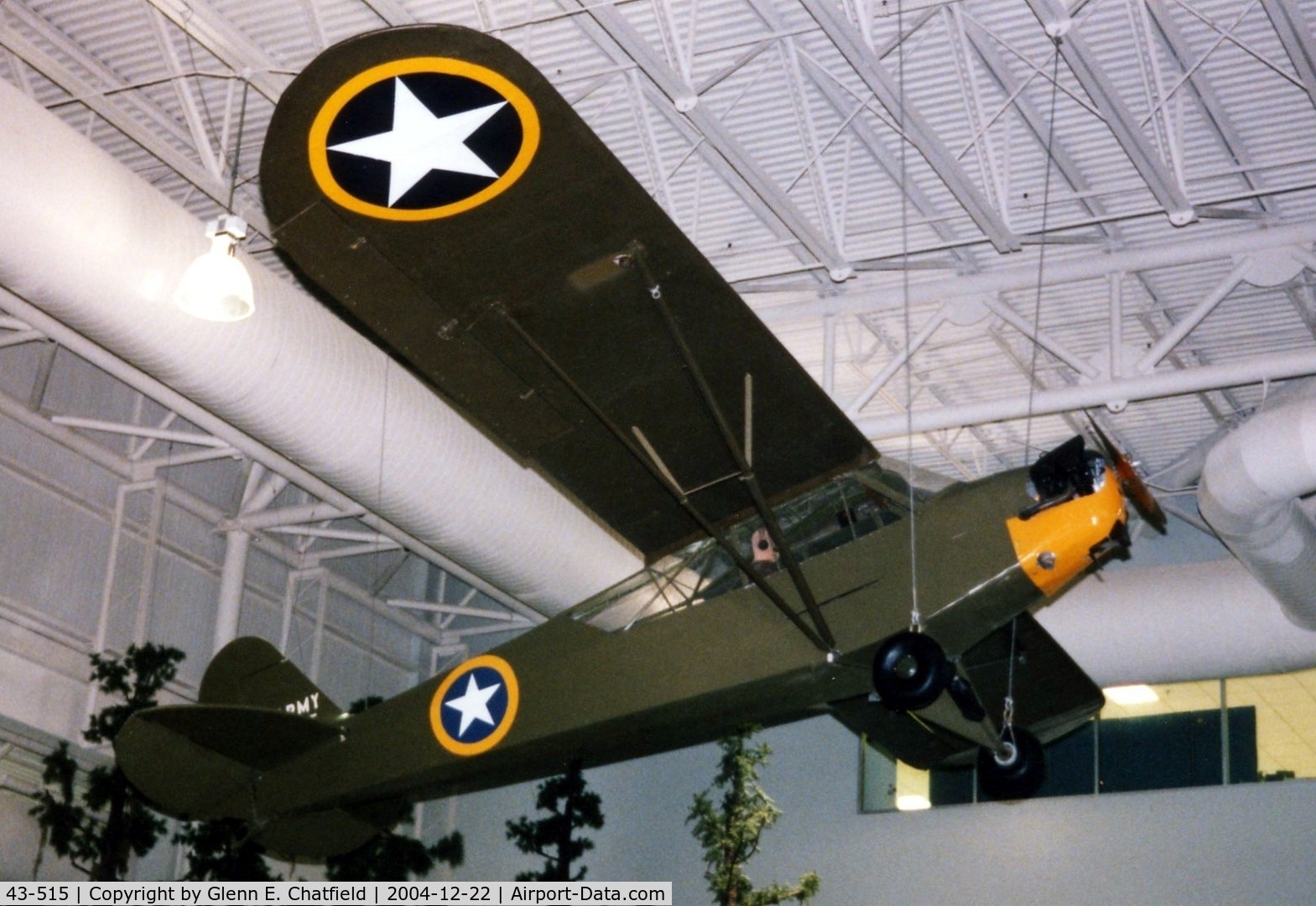 43-515, 1943 Piper L-4B Grasshopper C/N 9376, L-4B at the Army Aviation Museum