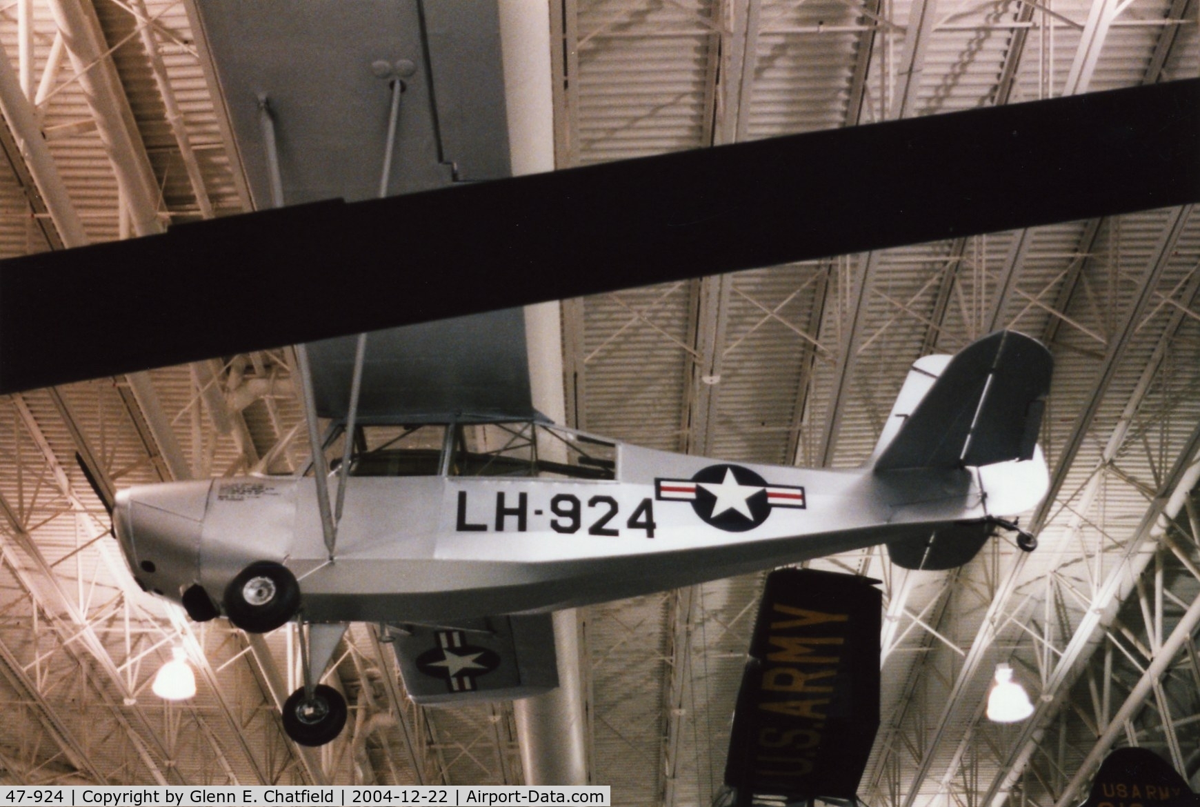 47-924, 1947 Aeronca L-16A (7BCM) C/N 7BCM-138, L-16A at the Army Aviation Museum
