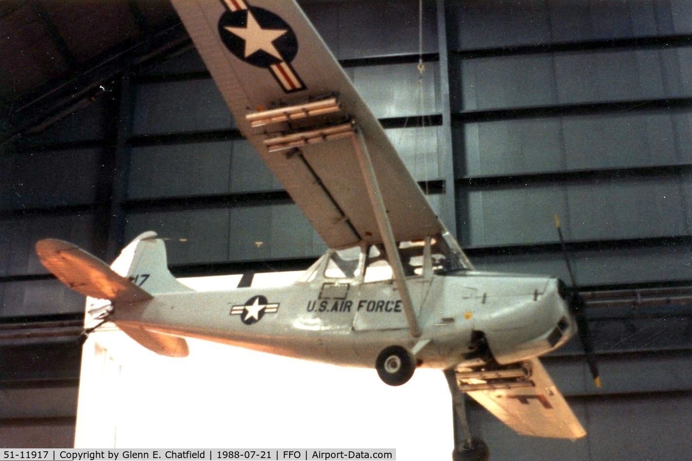 51-11917, 1951 Cessna O-1A Bird Dog C/N 22231, O-1A at the National Museum of the U.S. Air Force