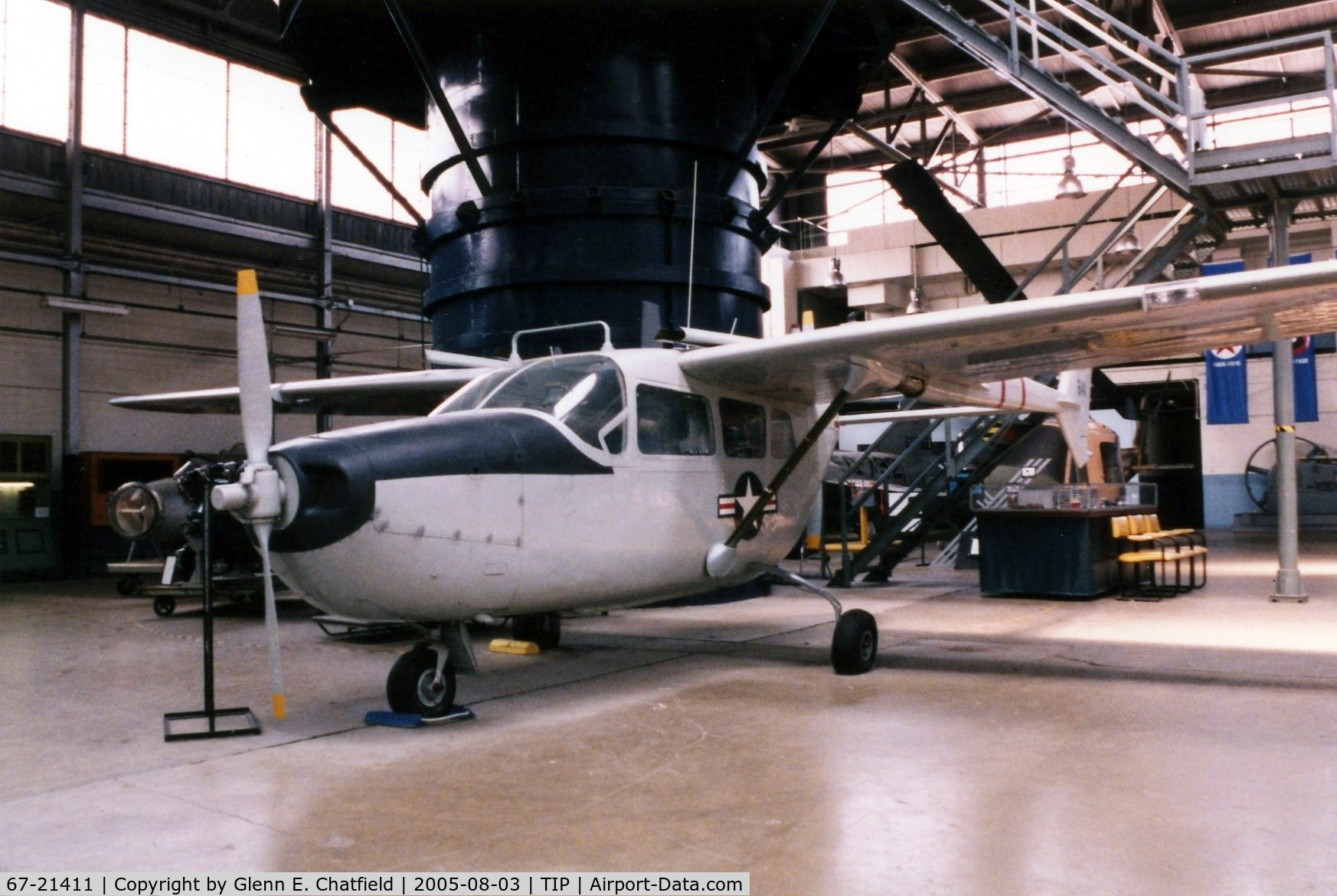 67-21411, 1967 Cessna O-2A Super Skymaster Super Skymaster C/N 337M-0117, O-2A at the Octave Chanute Aviation Center