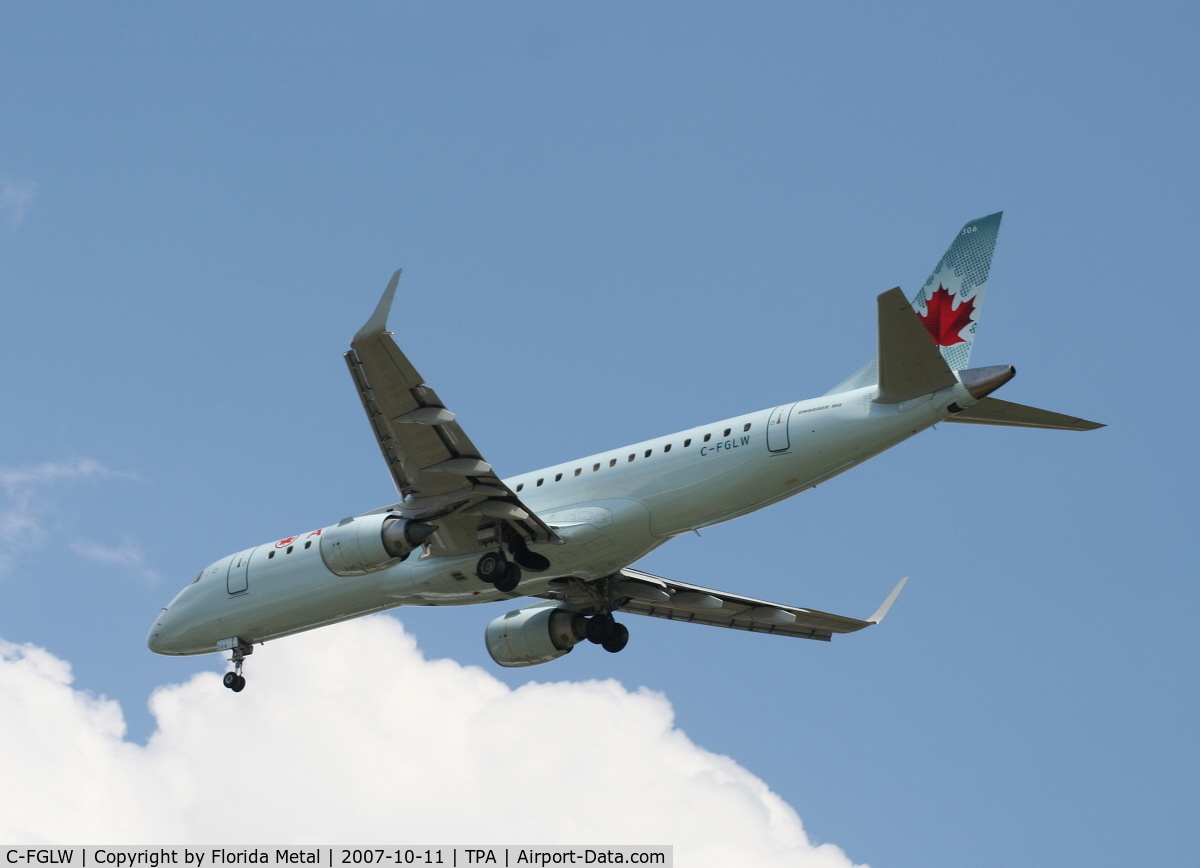 C-FGLW, 2006 Embraer 190AR (ERJ-190-100IGW) C/N 19000022, Air Canada