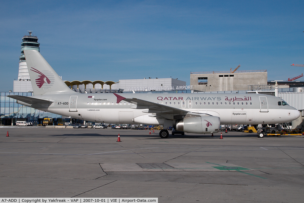 A7-ADD, 2002 Airbus A320-232 C/N 1895, Qatar Airway Airbus 320