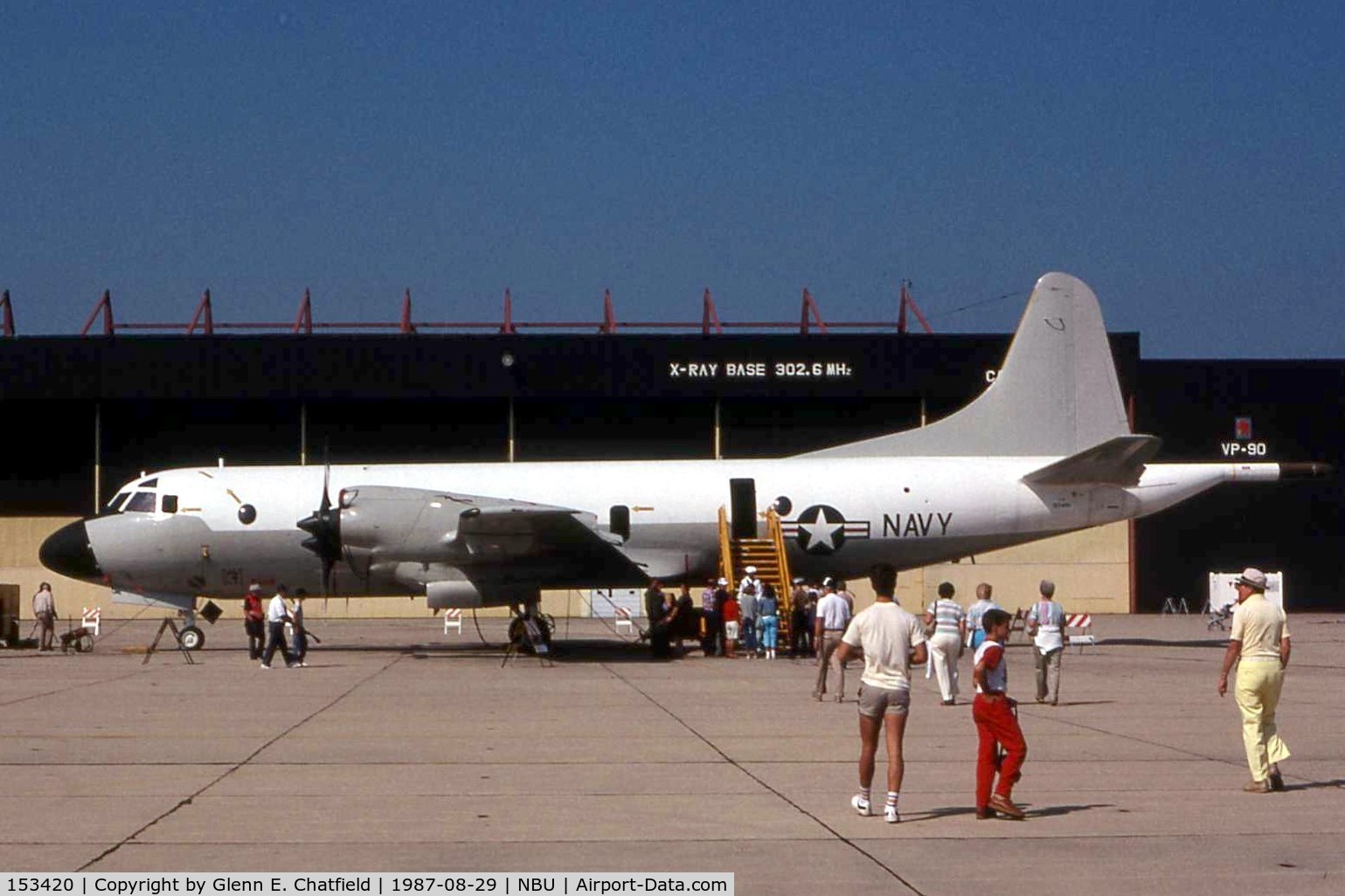 153420, Lockheed P-3B Orion C/N 185-5217, P-3C at Glenview NAS during the open house