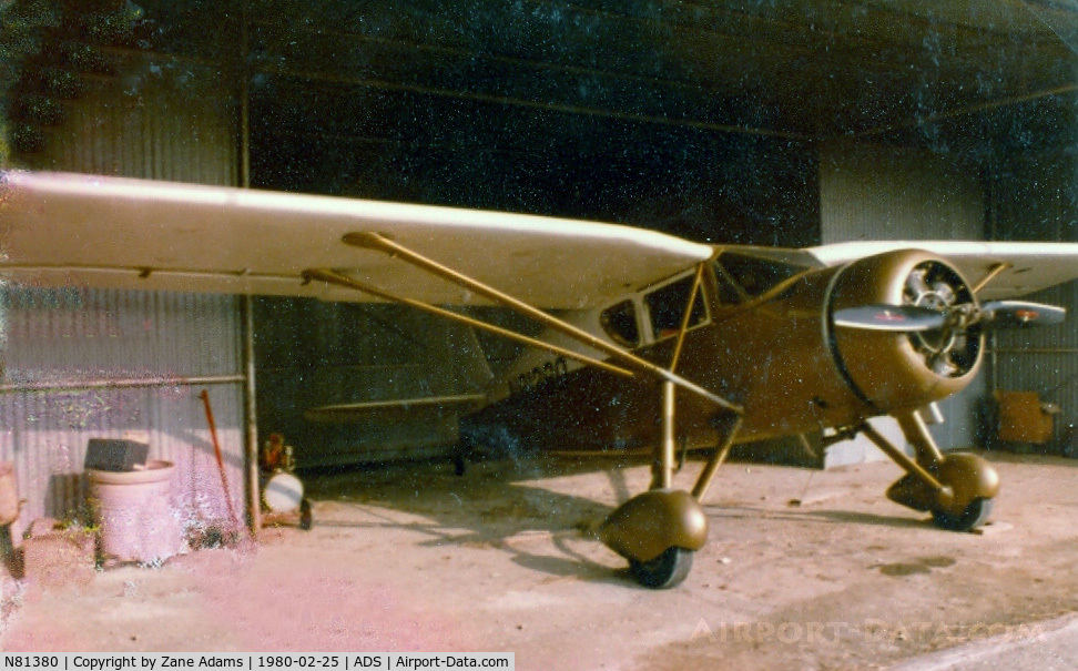 N81380, 1946 Fairchild 24W-46S C/N W46280, In the hanger